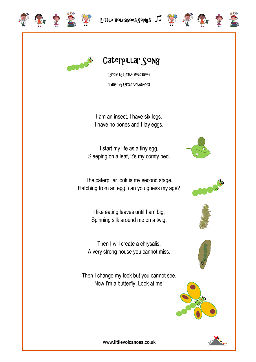 Lyrics Cuterpillar